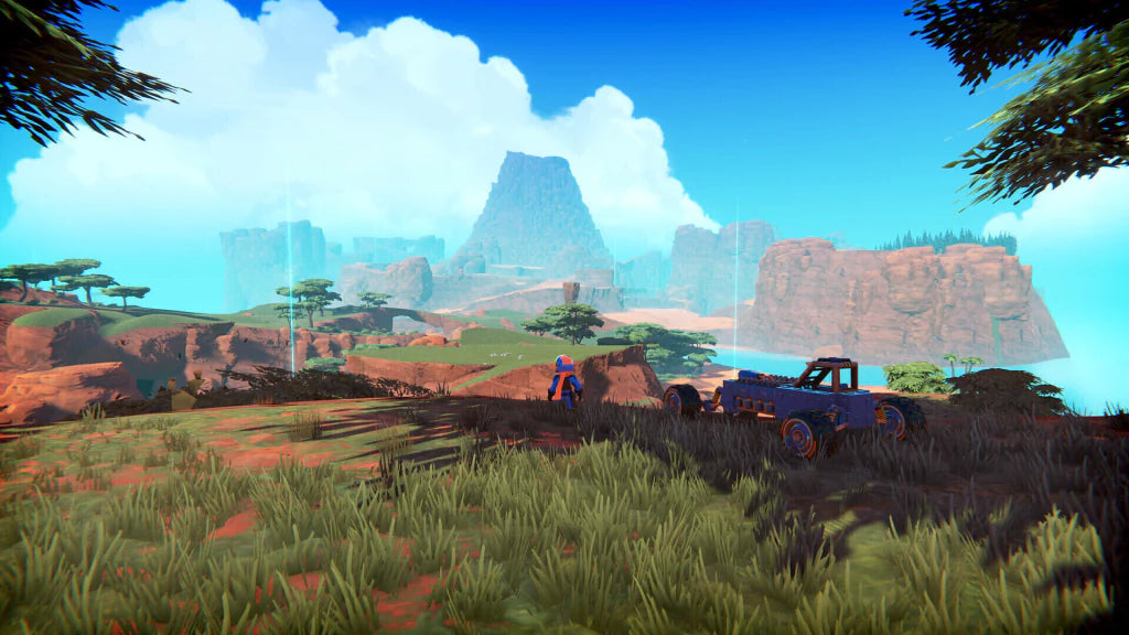Gameplay e captura de tela de Trailmakers - PS4