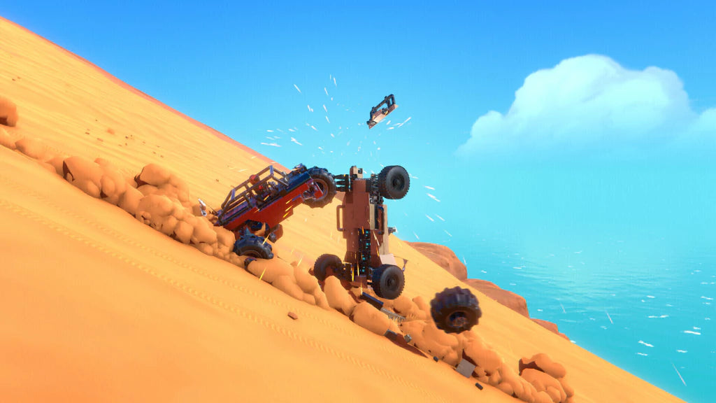 Gameplay e captura de tela de Trailmakers - PS4