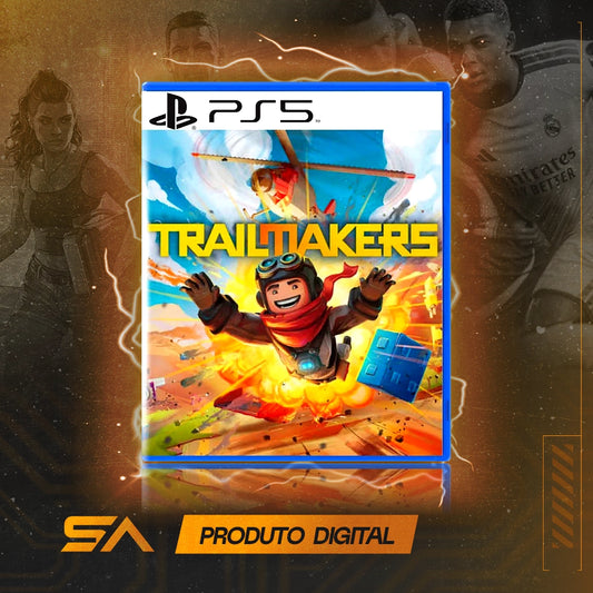 Capa oficial do jogo Trailmakers para PS5 em Mídia Digital