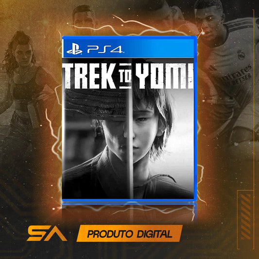 Capa oficial do jogo Trek To Yomi para PS4 em Mídia Digital