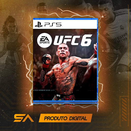 Capa oficial do jogo UFC™ 6 - Pré Venda para PS5 em Mídia Digital