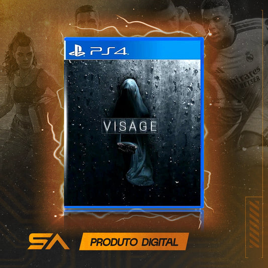 Capa oficial do jogo Visage para PS4 em Mídia Digital