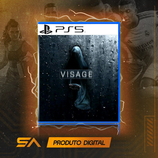 Capa oficial do jogo Visage para PS5 em Mídia Digital