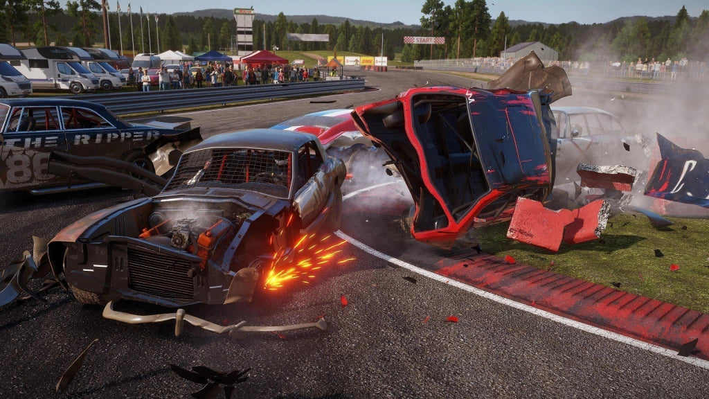 Gameplay e captura de tela de Wreckfest - PS4