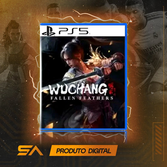 Capa oficial do jogo Wuchang: Fallen Feathers para PS5 em Mídia Digital